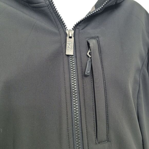 Nautica Black Zip Up Hoodie Jacket Size: M - Picture 6 of 14